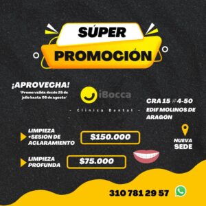 promocion ibocca clinica dental julio agosto 2022